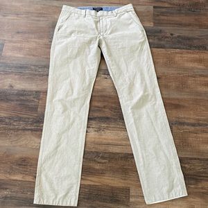 Linen khaki pants